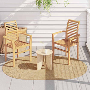 Brauner Polypropylen Teppich 200x140 cm