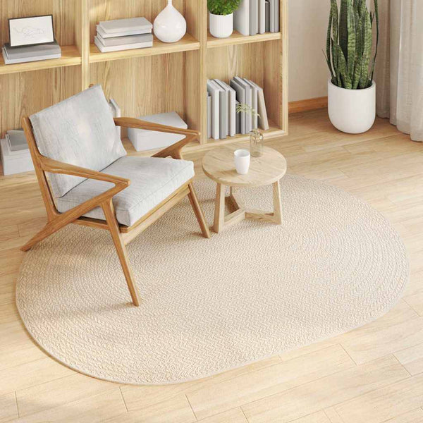 Creme Teppich ZIZUR 170x120 cm