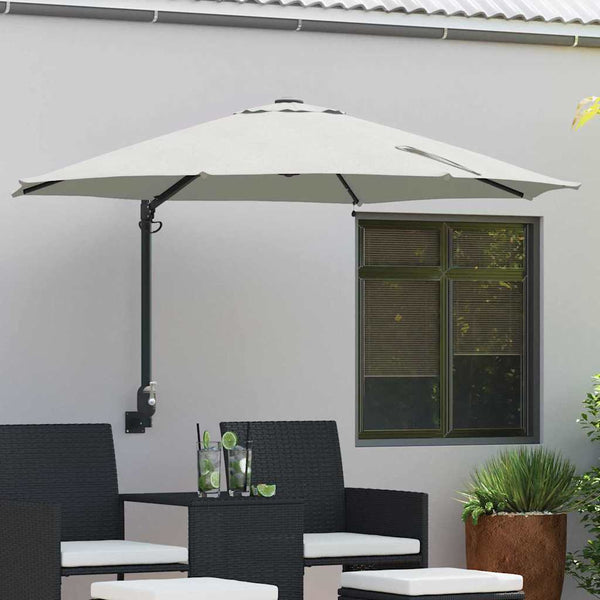 Garten-Sonnenschirm Sand Quadratisch