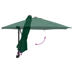 Grüner Garten-Sonnenschirm, 248 cm
