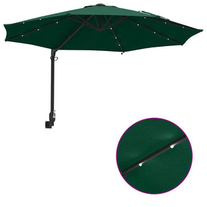 Grüner Garten-Sonnenschirm, 248 cm