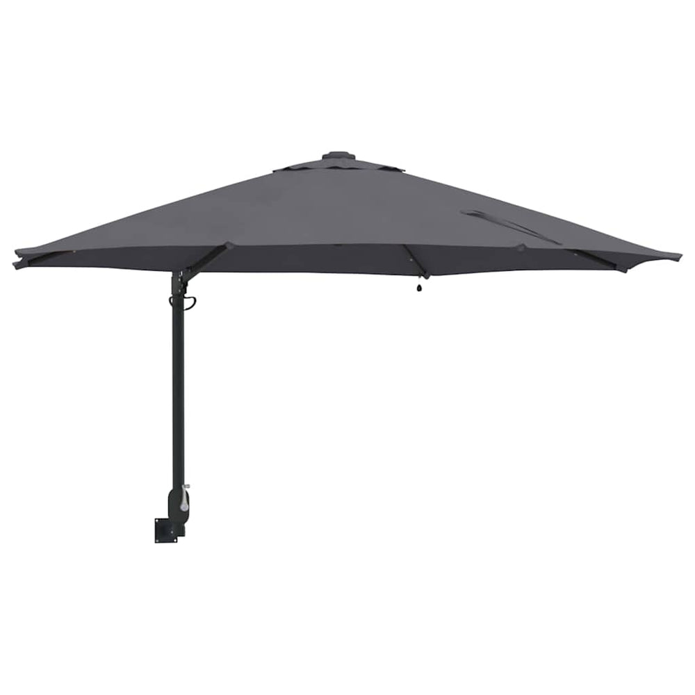 Anthrazit Garten-Sonnenschirm 248x248 cm