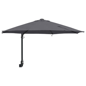 Anthrazit Garten-Sonnenschirm 248x248 cm