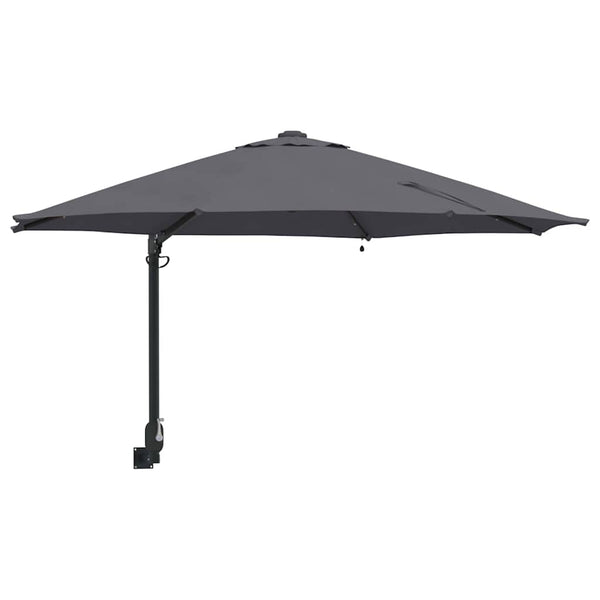 Anthrazit Garten-Sonnenschirm 248x248 cm