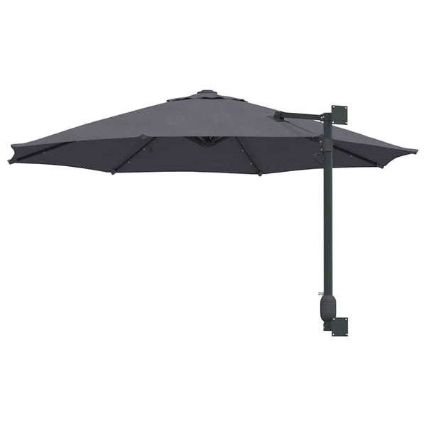 Anthrazit Garten-Sonnenschirm 248x248 cm