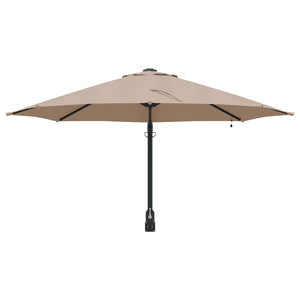 Taupe Garten-Sonnenschirm 248x248 cm