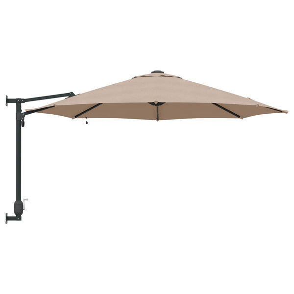 Taupe Garten-Sonnenschirm 248x248 cm