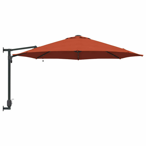 Terrakotta Garten-Sonnenschirm mit LED
