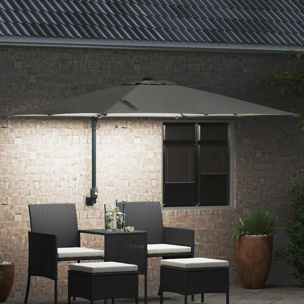 Garten-Sonnenschirm Sand, 248,5 cm