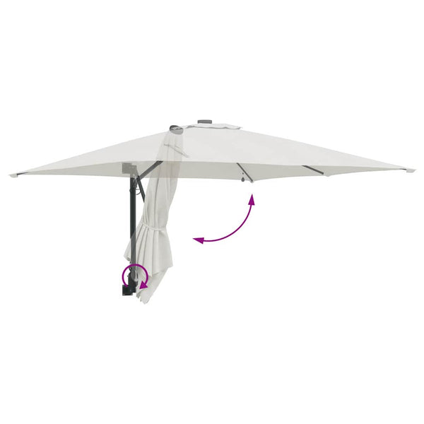 Garten-Sonnenschirm Sand, 248,5 cm