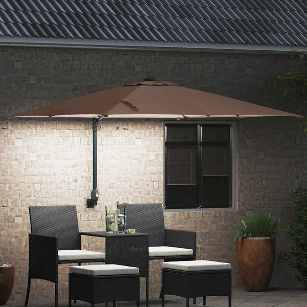 Taupe Gartenschirm, 248,5 cm