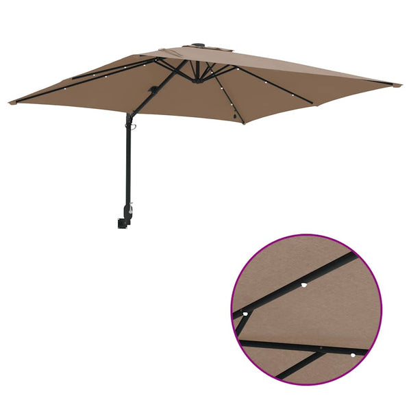 Taupe Gartenschirm, 248,5 cm