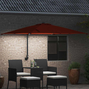 Terrakotta Garten-Sonnenschirm 248,5 cm
