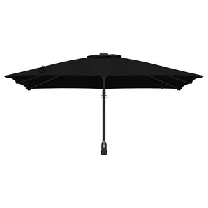 Schwarzer Garten-Sonnenschirm 248,5x247,5 cm