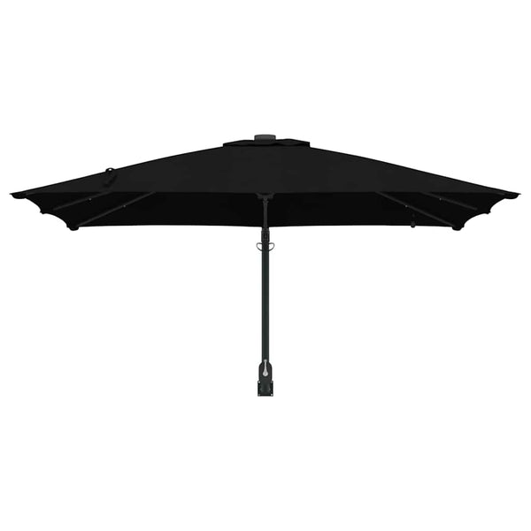 Schwarzer Garten-Sonnenschirm 248,5x247,5 cm