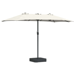 Garten-Sonnenschirm Sand Anthrazit 385 cm