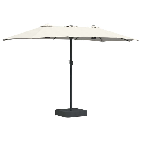 Garten-Sonnenschirm Sand Anthrazit 385 cm