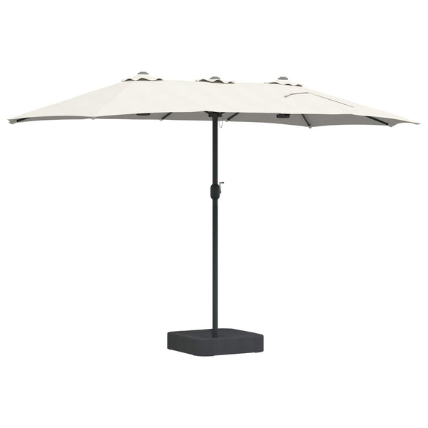 Garten-Sonnenschirm Sand Anthrazit 385 cm