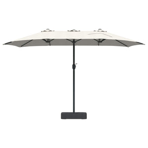 Garten-Sonnenschirm Sand Anthrazit 385 cm
