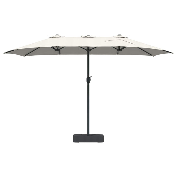 Garten-Sonnenschirm Sand Anthrazit 385 cm