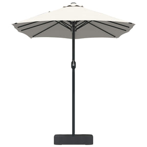 Garten-Sonnenschirm Sand Anthrazit 385 cm