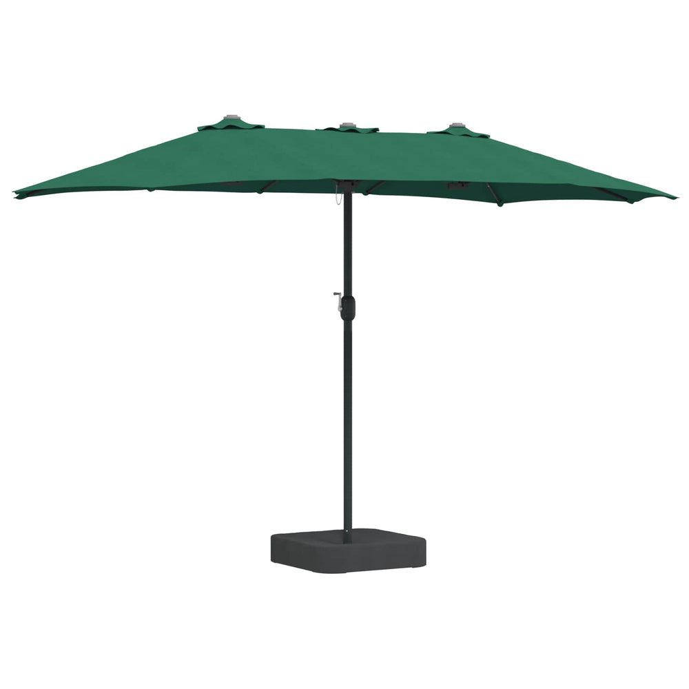 Grüner Garten-Sonnenschirm 385 cm