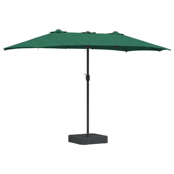 Grüner Garten-Sonnenschirm 385 cm