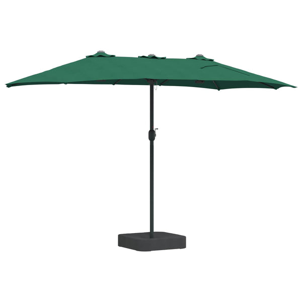 Grüner Garten-Sonnenschirm 385 cm