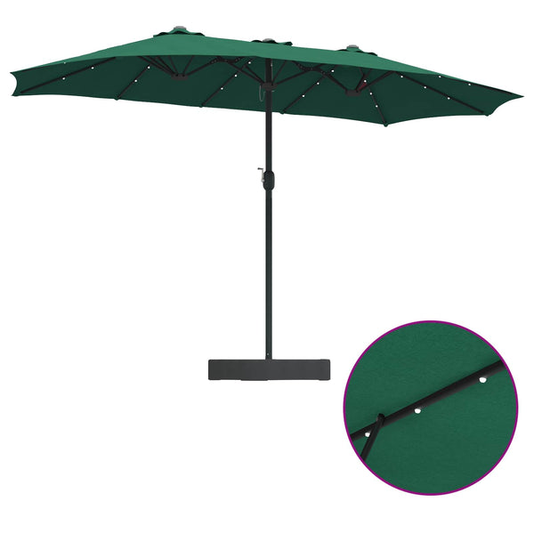 Grüner Garten-Sonnenschirm 385 cm