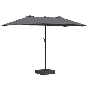 Anthrazit Garten-Sonnenschirm 385 cm