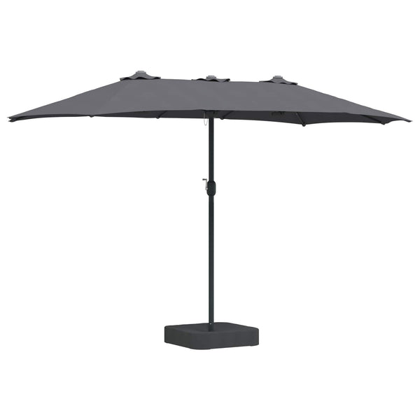 Anthrazit Garten-Sonnenschirm 385 cm