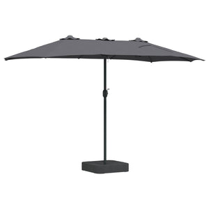 Anthrazit Garten-Sonnenschirm 385 cm