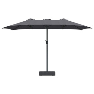 Anthrazit Garten-Sonnenschirm 385 cm