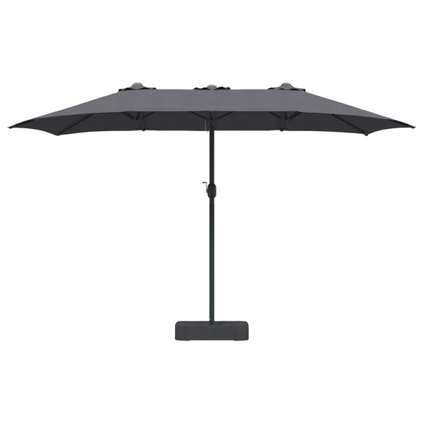 Anthrazit Garten-Sonnenschirm 385 cm