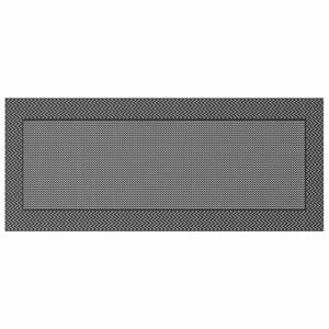 Outdoor Teppich Chevron Schwarz/Grau 600x250cm