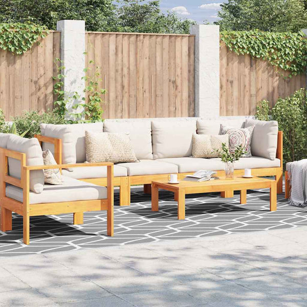 Grau-weißer Outdoor-Teppich 600x250cm