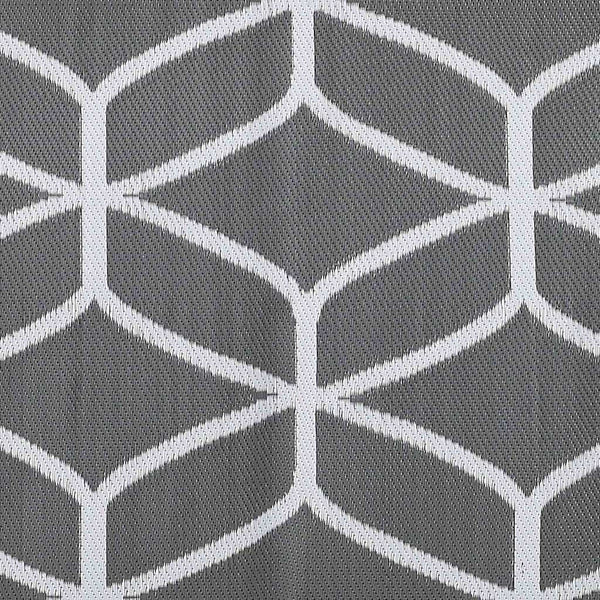 Grau-weißer Outdoor-Teppich 600x250cm