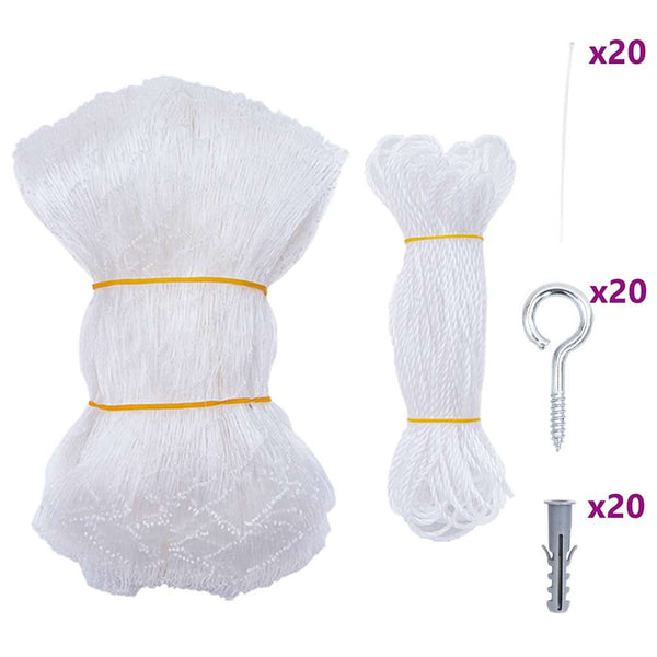 Transparentes Katzennetz 4x3 m