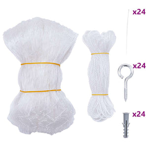 Transparentes Katzennetz 8x3 m