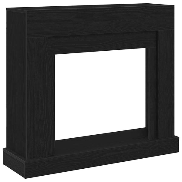 Kaminumrandung Schwarz Eiche 100cm