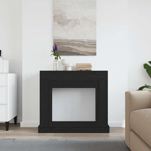 Kaminumrandung Schwarz Eiche 100cm