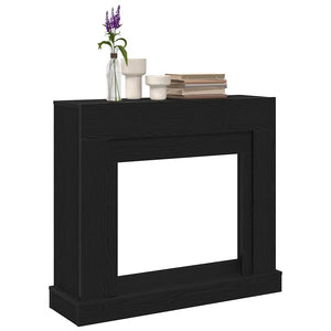 Kaminumrandung Schwarz Eiche 100cm