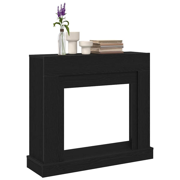 Kaminumrandung Schwarz Eiche 100cm