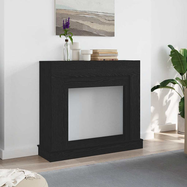 Kaminumrandung Schwarz Eiche 100cm