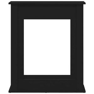 Kaminumrandung Schwarz Eiche Optik 75cm