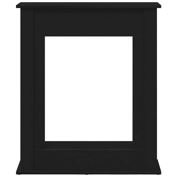 Kaminumrandung Schwarz Eiche Optik 75cm