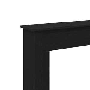 Kaminumrandung Schwarz Eiche Optik 75cm