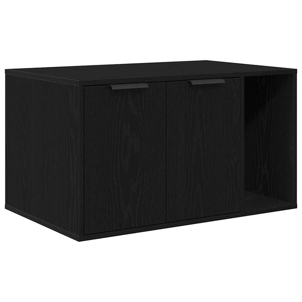 Katzentoilettengehäuse Schwarze Eiche 80x50x45cm