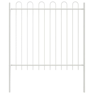 Gartenzaun Set Grau, 4-teilig