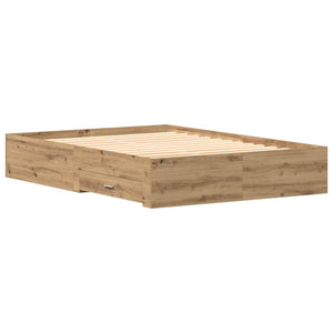 Bettrahmen Artisan-Eiche 140x190 cm